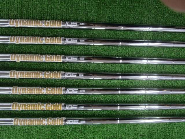 Epon AF-506 Iron Set 7pcs #5-PW AW Dynamic Gold 105 S200 Japan Spec - photo 4