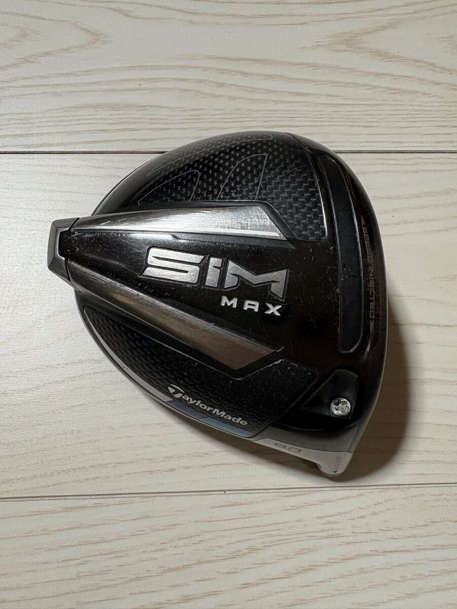 TaylorMade SIM MAX Driver Head Only 9.0° Japan Spec - photo 1