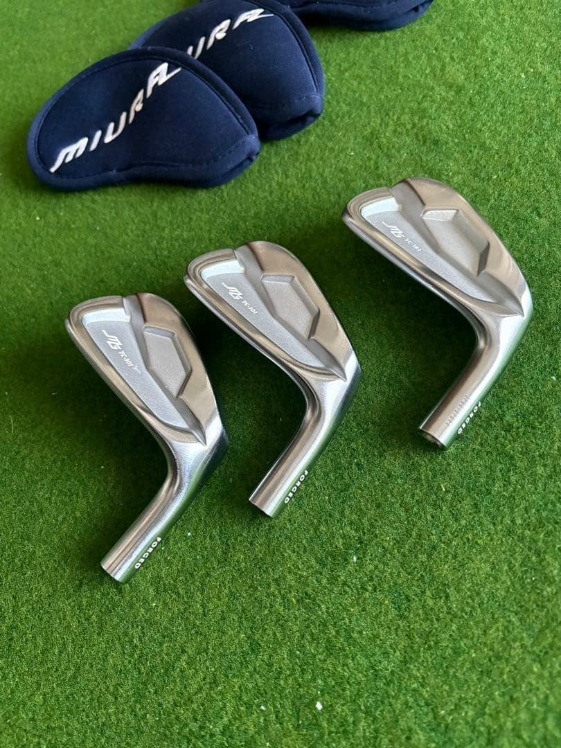 Miura Giken TC-101 Iron Head Set 3pcs #8 #9 PW Unused Japan - photo 2