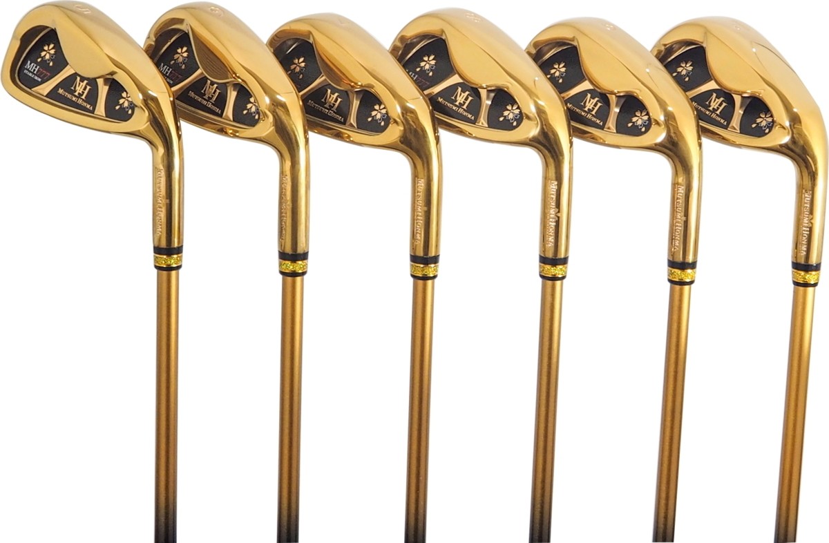 MUTSUMI HONMA MH-777 One Length Iron Gold IP 5-9I.PW R - photo 1