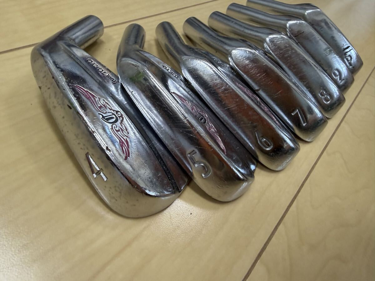 CRAZY MB Forged Muscle Back Iron Head Set 7pcs #4-PW Black - photo 4