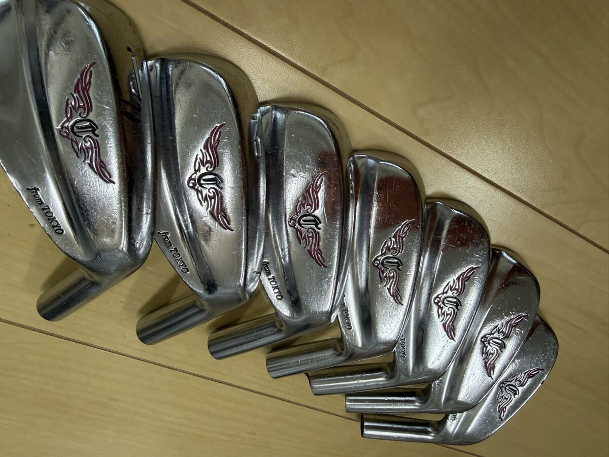 CRAZY MB Forged Muscle Back Iron Head Set 7pcs #4-PW Black - photo 3