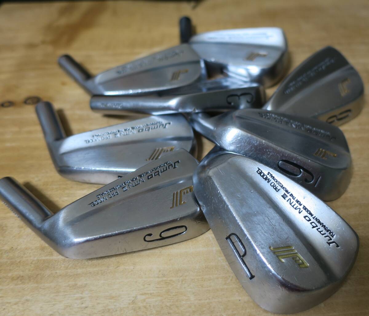 Bridgestone J'S Iron Set Heads Only 8pcs 3-PW RH Men Japan - photo 1