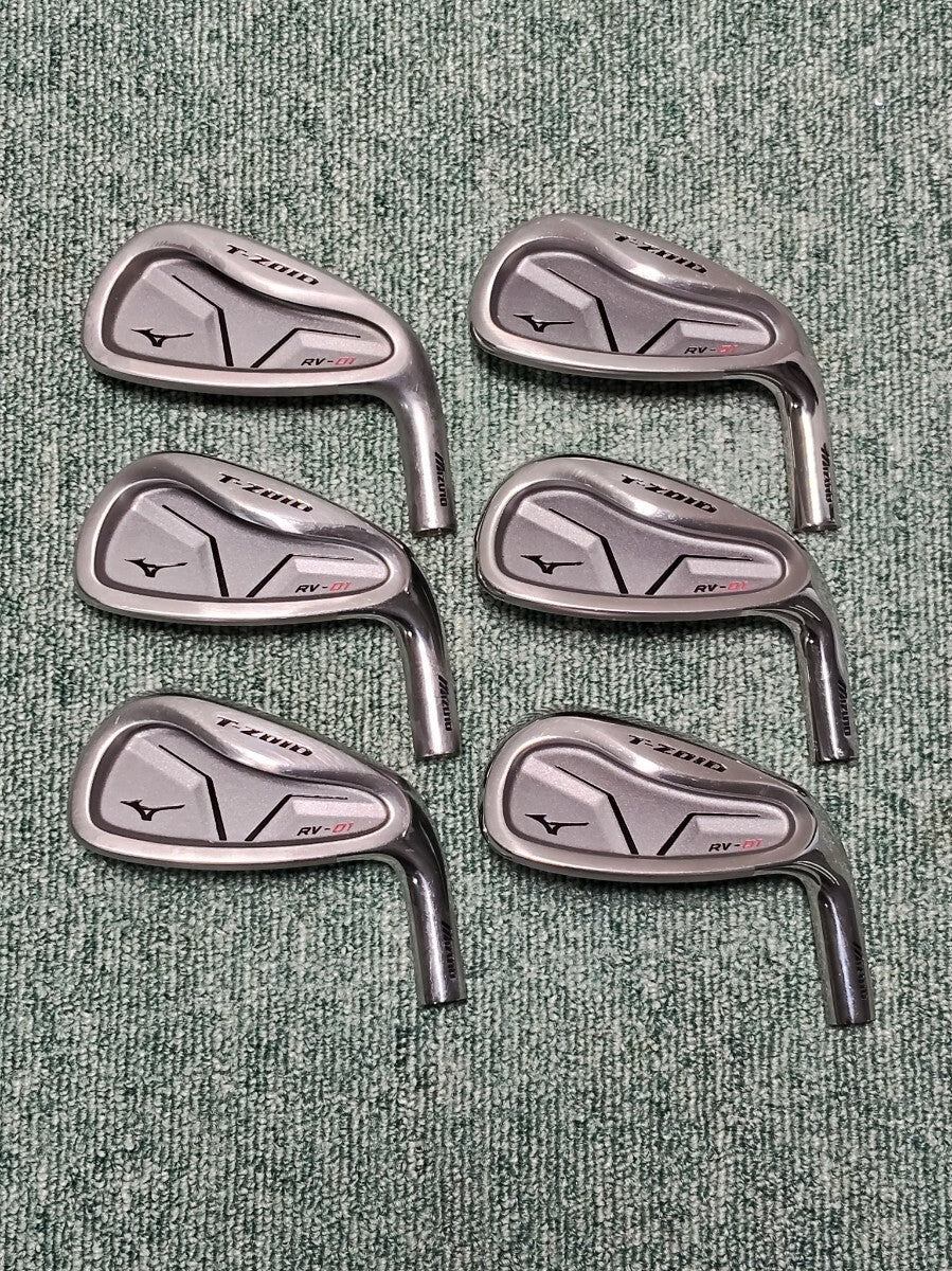 Mizuno T-Zoid RV-01 Iron Set 5-PW 6pcs Head Only RH Golf Club Japan - photo 1