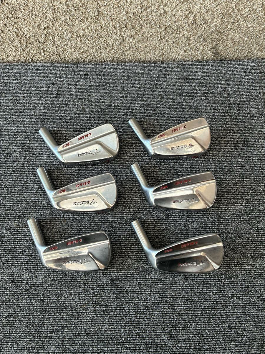 Bridgestone Tourstage X-Blade 901 Iron Set 5-PW 6pcs Head Only Japan - photo 2