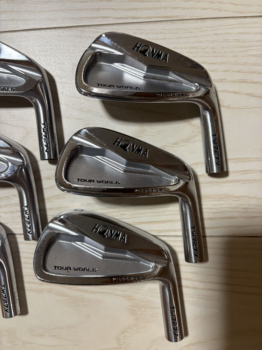 Honma Tour World TW-727 V Iron Set 5-PW 6pcs Head Only RH Golf Japan - photo 3