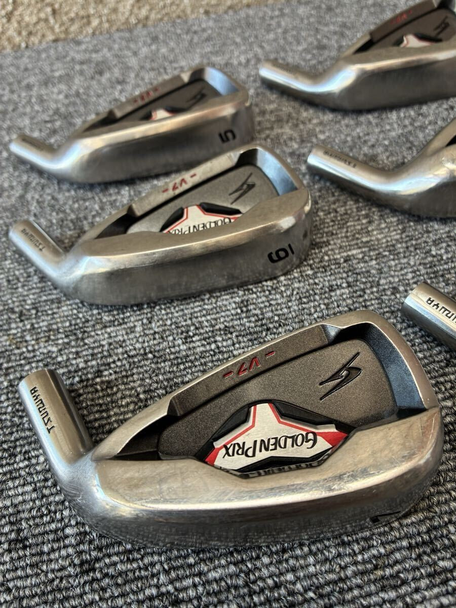 Tsuruya Golden Prix V7 Iron Set 5-PW 6pcs Head Only RH Golf Japan - photo 1
