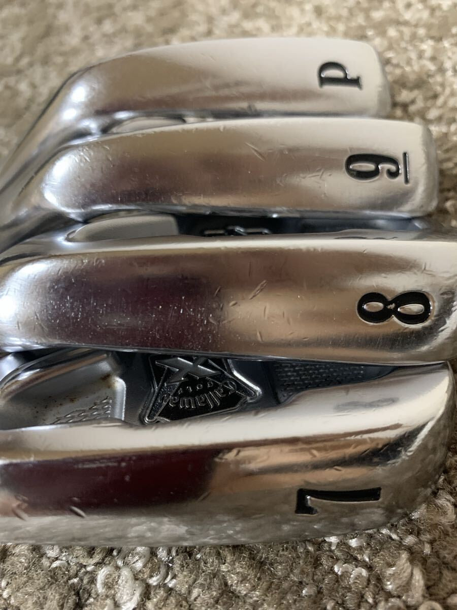 Callaway X Forged 2009 Iron Set 4-PW 7pcs Head Only RH Golf Japan - photo 9
