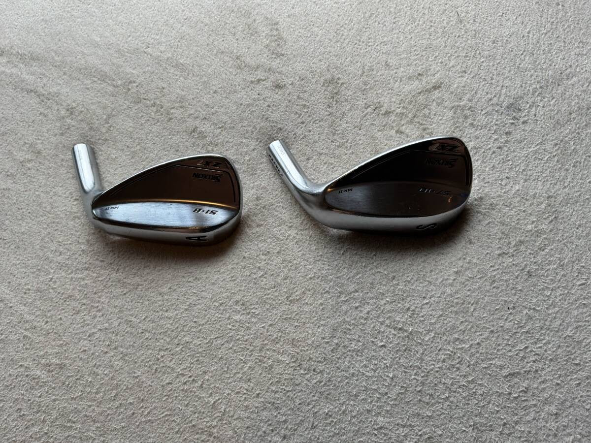 Srixon ZX7 Mk2 Wedge Set AW 51 SW 57 Deg 2pcs Head Only RH Golf Japan - photo 1