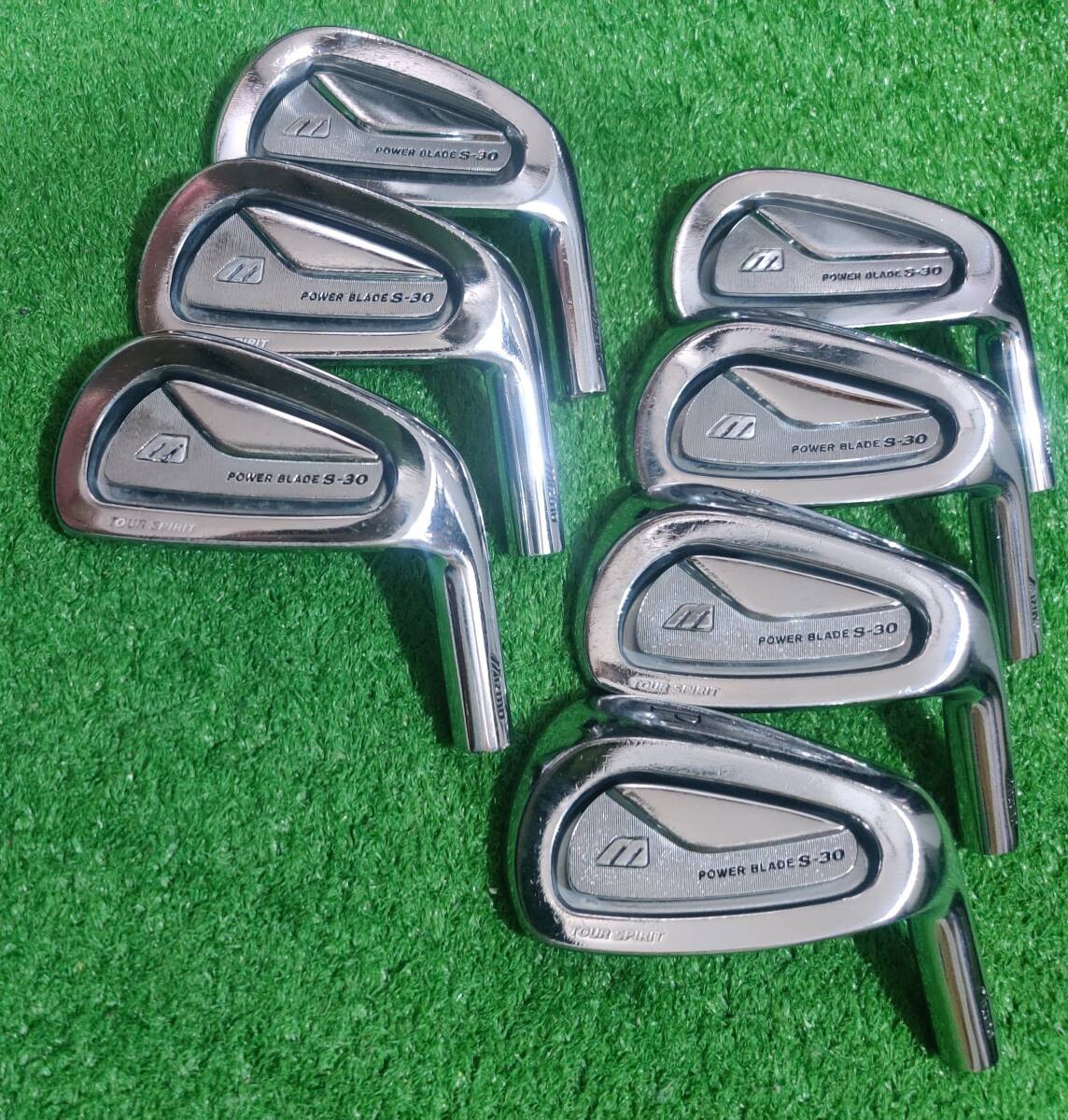 Mizuno Tour Spirit Power Blade S-30 Iron Head Set 7pcs #4-PW - photo 3
