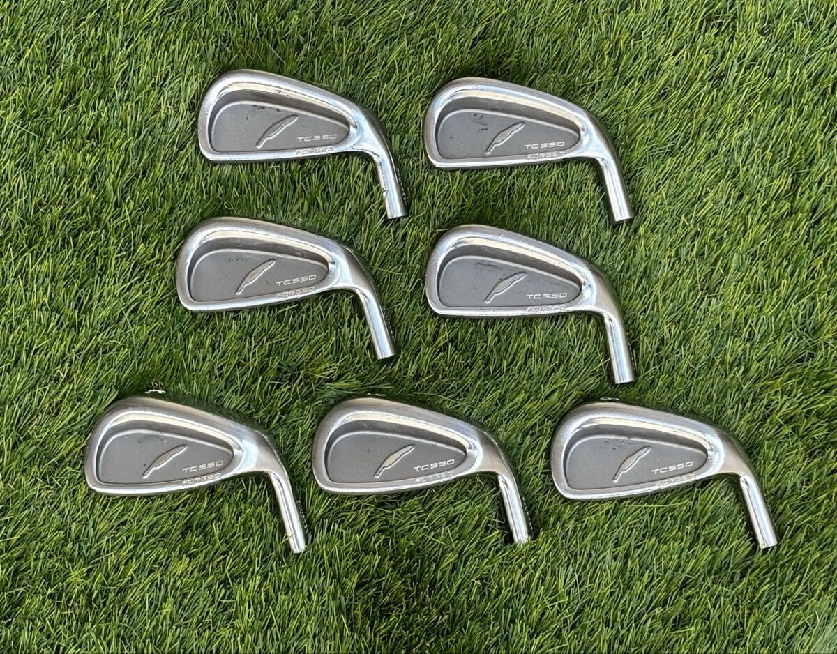 Fourteen TC-550 Forged Iron Set 4-PW 7pcs Head Only RH Golf Japan - photo 3