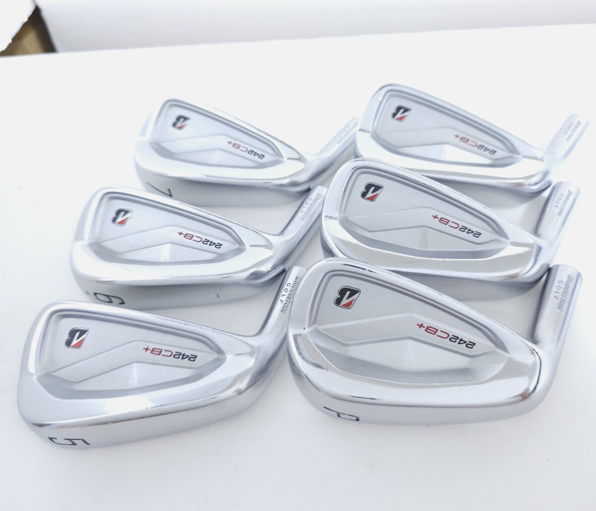 Bridgestone 242CB+ Iron Head Set 6pcs #5-PW Left-Handed Japan Spec - photo 1