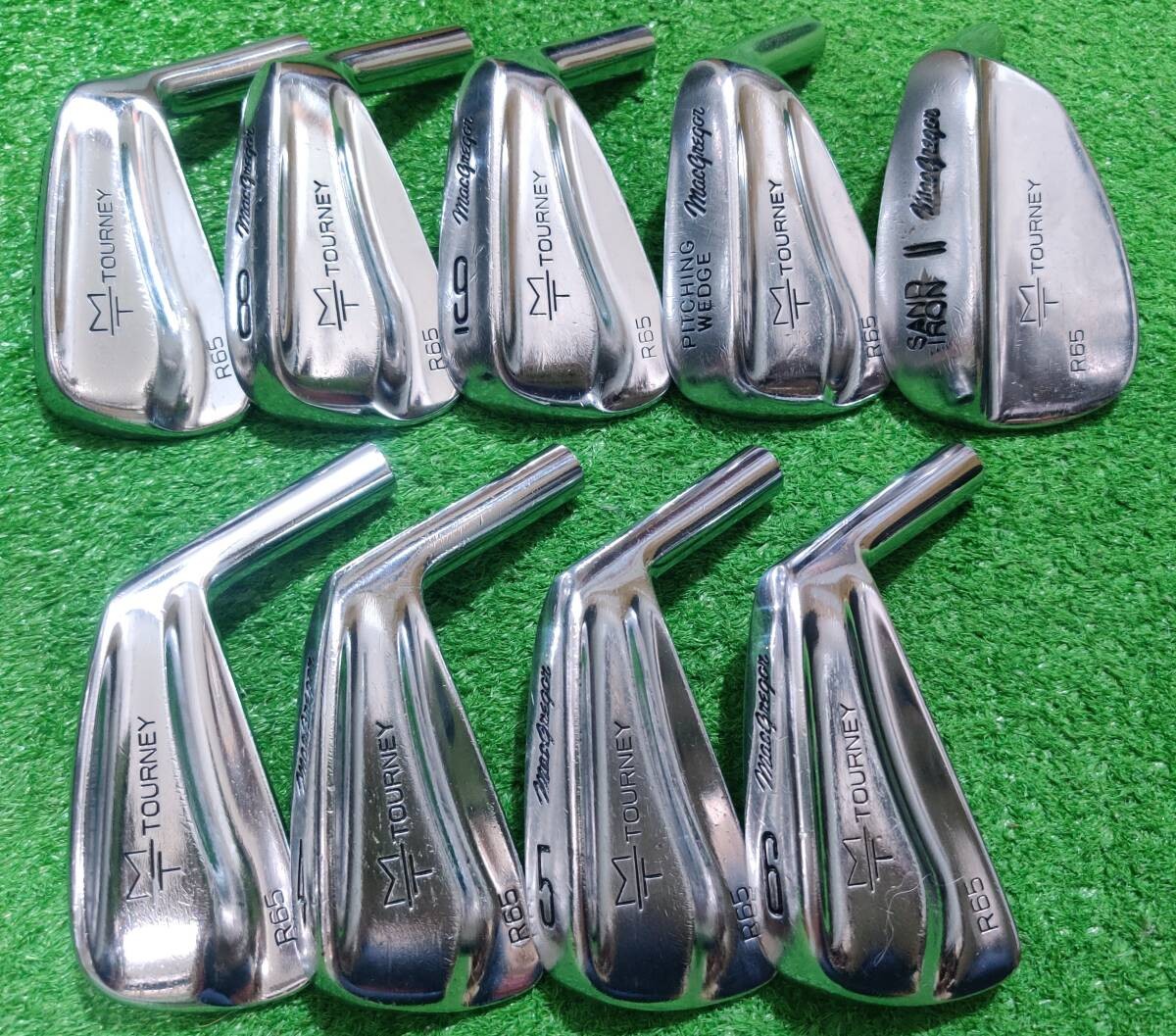 MacGregor MT Tourney R65 Forged Iron Set 3-SW 9pcs Head Only RH Golf Japan - photo 2