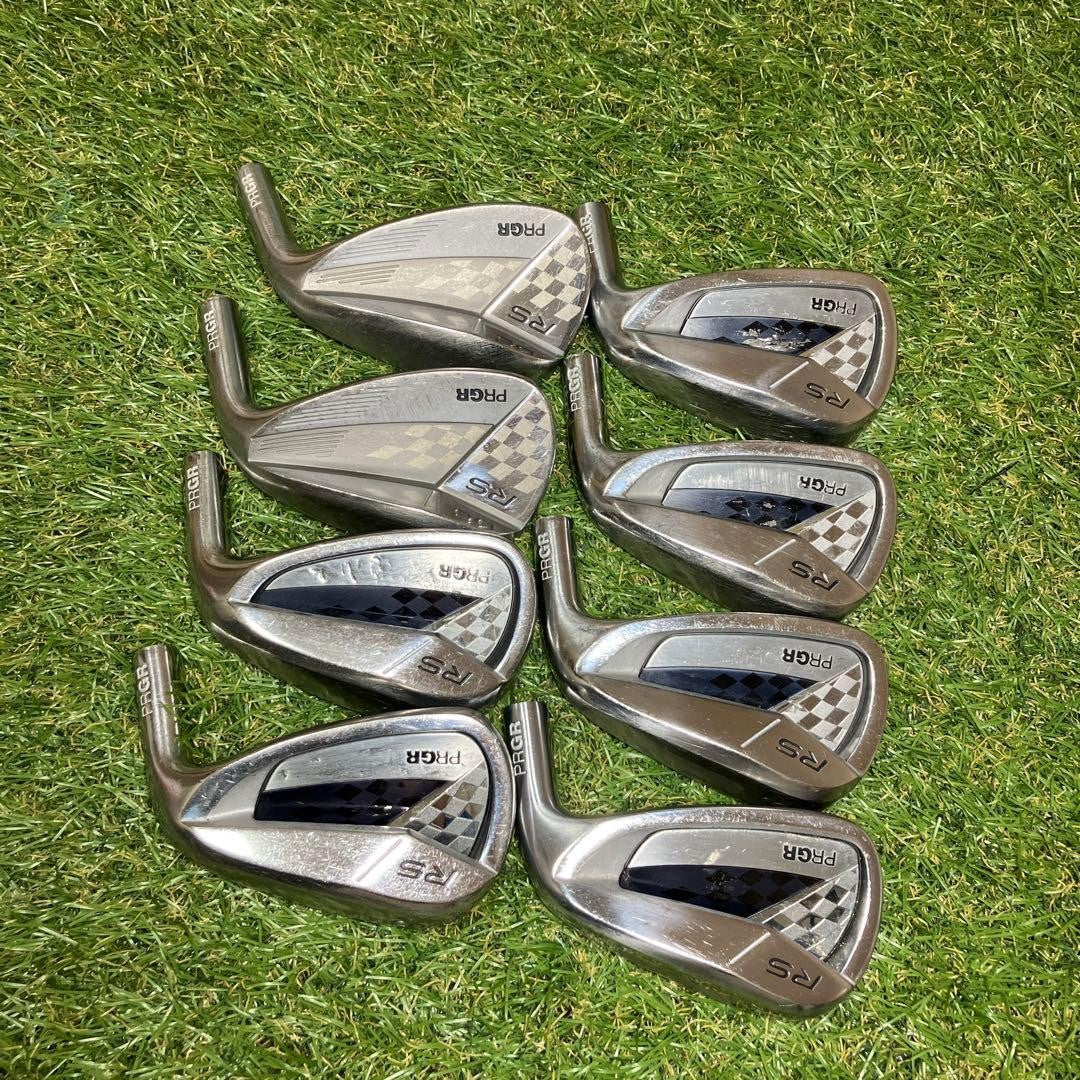 PRGR RS Titanium Face Iron Head Set 8pcs #5-SW 2016 - photo 2
