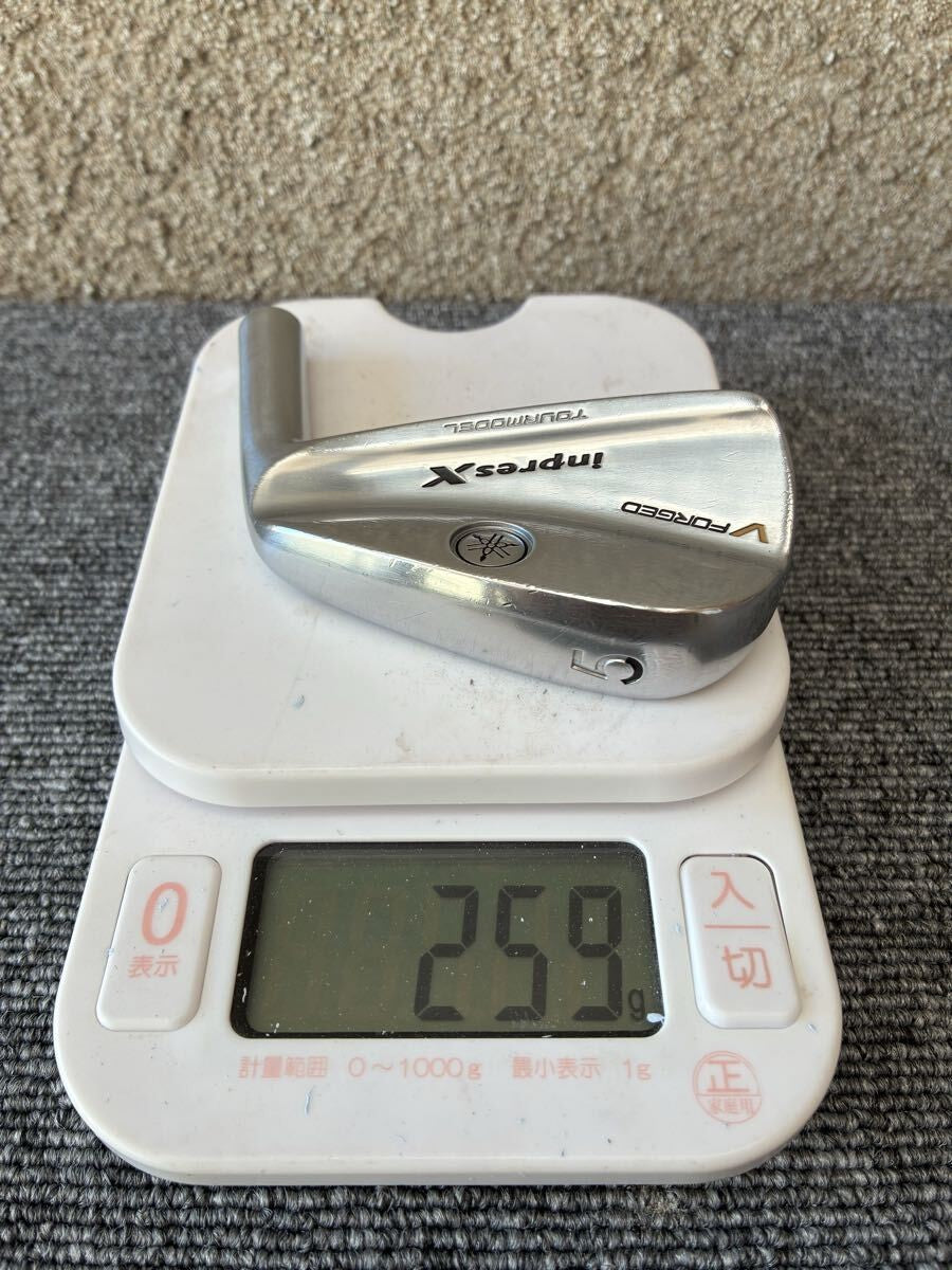 Yamaha Inpres X V Forged Tour Model 2013 Iron Set 5-PW 6pcs Head Only - photo 4
