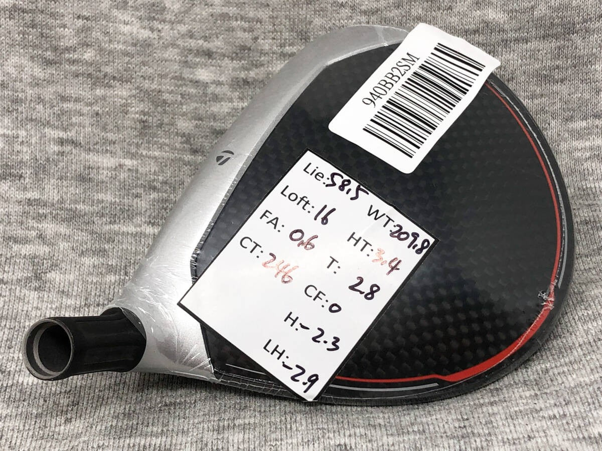 TaylorMade M6 Tour Issue Proto 3HL Fairway Wood Head 15 Deg Hotmelt RH Japan - photo 5
