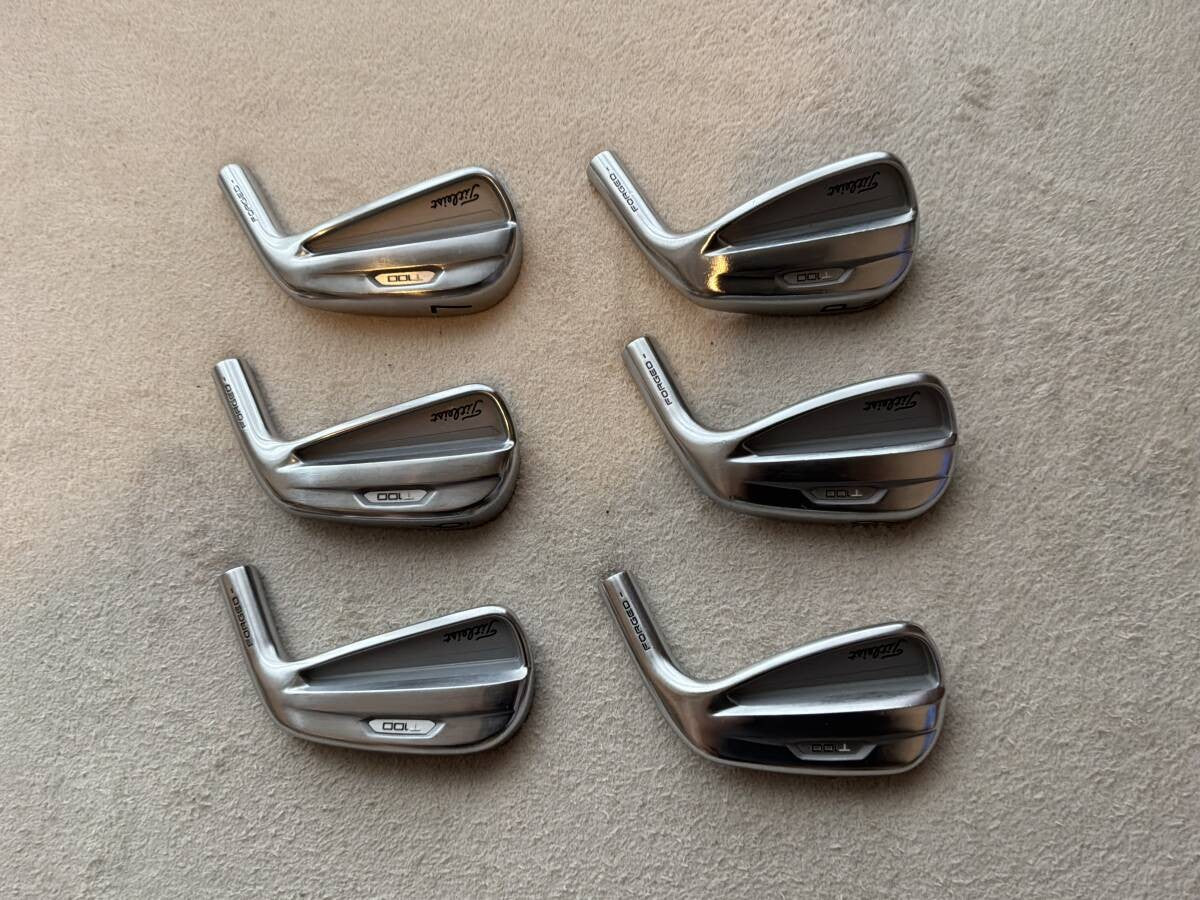 Titleist T100 2021 Iron Set 5-PW 6pcs Head Only RH Golf Club Japan - photo 1