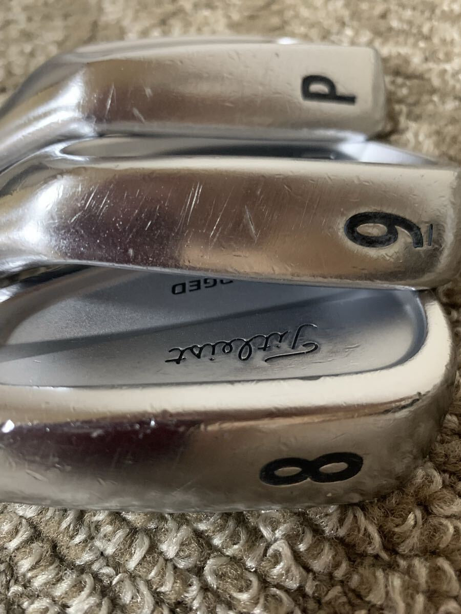Titleist CB 712 Forged Iron Set 5-PW 6pcs Head Only RH Golf Japan - photo 9