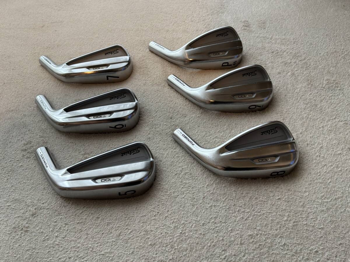 Titleist T100 2021 Iron Set 5-PW 6pcs Head Only RH Golf Club Japan - photo 4