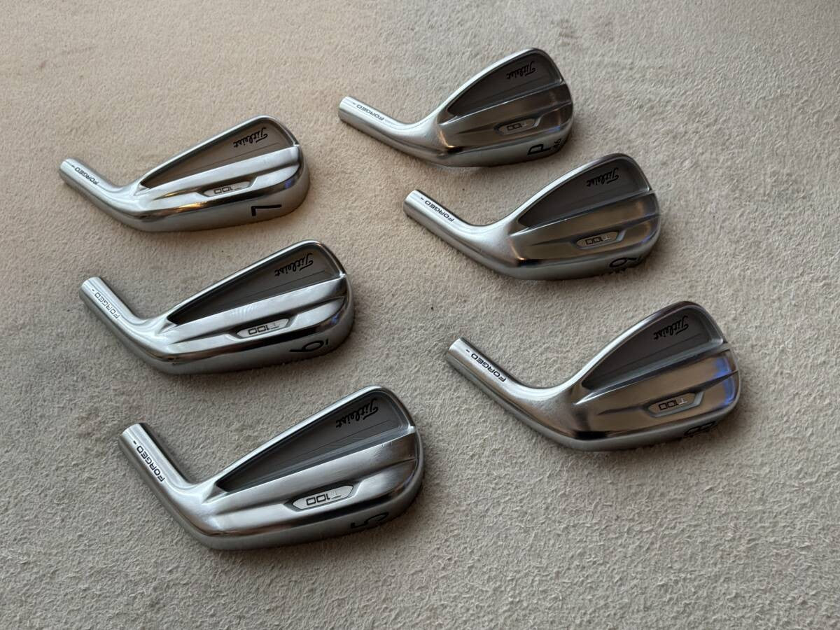 Titleist T100 2021 Iron Set 5-PW 6pcs Head Only RH Golf Club Japan - photo 3