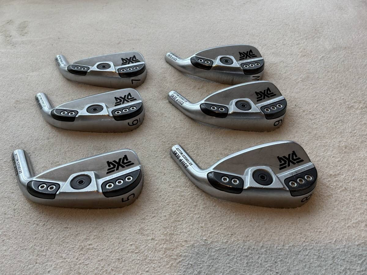 PXG 0311 P GEN5 Iron Set 5-PW 6pcs Head Only RH Golf Club Japan - photo 4