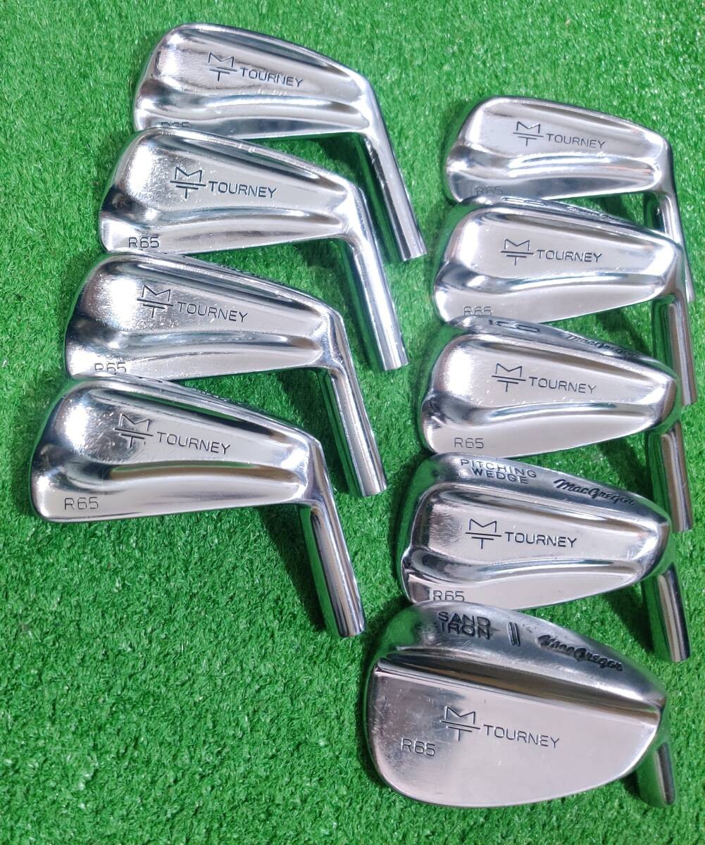 MacGregor MT Tourney R65 Forged Iron Set 3-SW 9pcs Head Only RH Golf Japan - photo 3