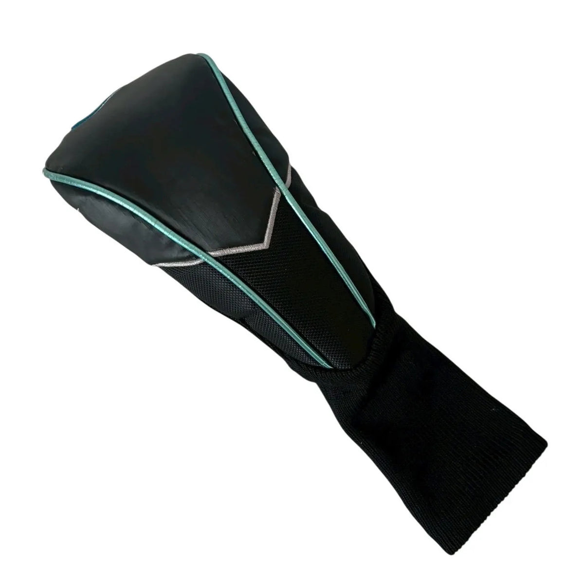 Nike Golf FW UT Head Cover Black Blue Embroidered Swoosh Synthetic Leather Knit - photo 2
