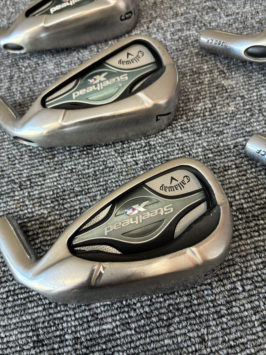 Callaway Steelhead XR Iron Set 6-AW 6pcs Head Only RH Golf Japan - photo 1