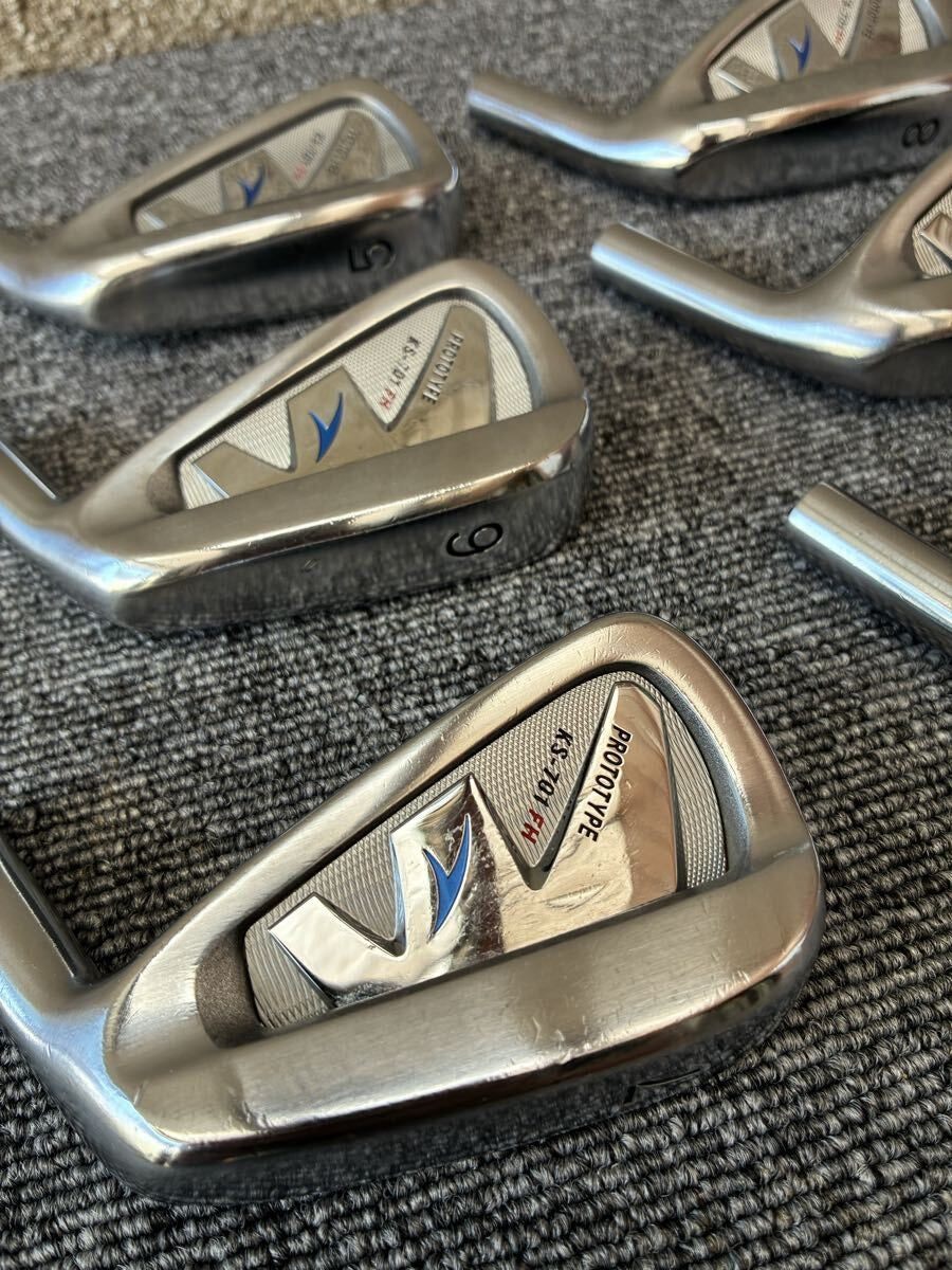 Akira Prototype KS-701FH Iron Set 5-PW 6pcs Head Only RH Golf Japan - photo 1