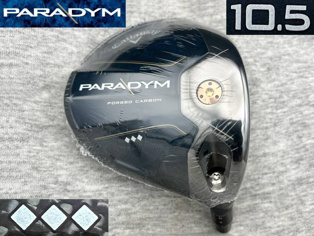 Callaway PARADYM Triple Diamond Driver Head Only 10.5° Tour Issue TC Serial CT25 - photo 1