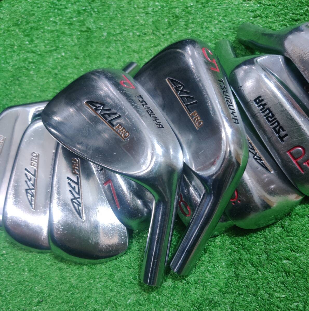 Tsuruya Axel Pro Iron Set 3-SW 10pcs Head Only RH Golf Club Japan Spec - photo 7