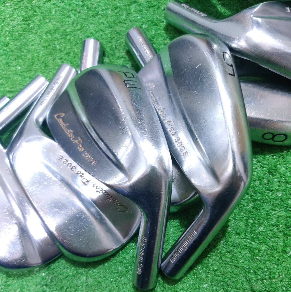 Maruman Conductor 302E Forged Iron Set 3-SW 10pcs Head Only RH Golf Japan - photo 7