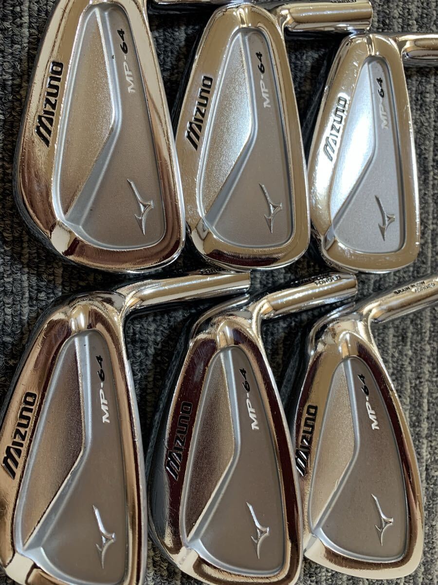 Mizuno MP-64 Forged Iron Set 5-P 6pcs Head Only RH Golf Club Japan - photo 1
