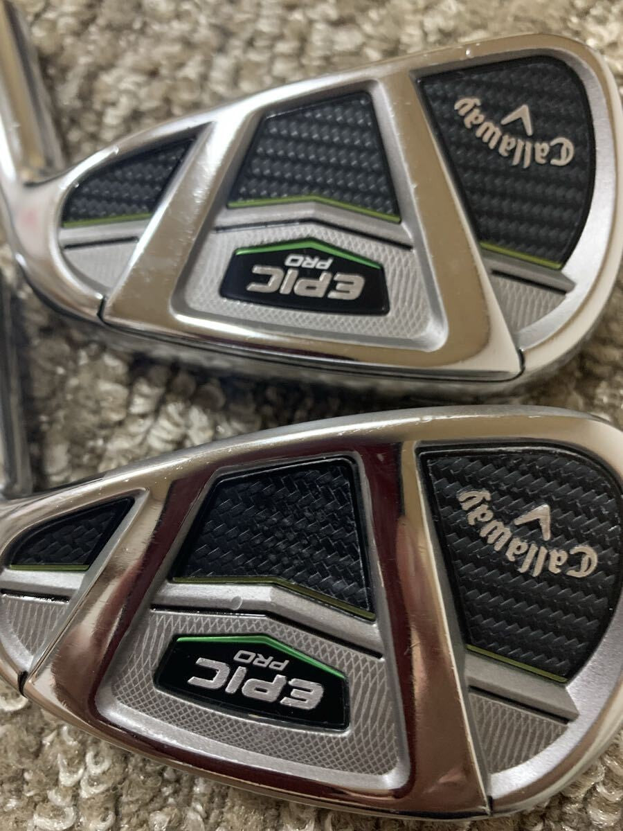 Callaway Epic Pro Iron Set 5-PW 6pcs Head Only RH Golf Club Japan - photo 3
