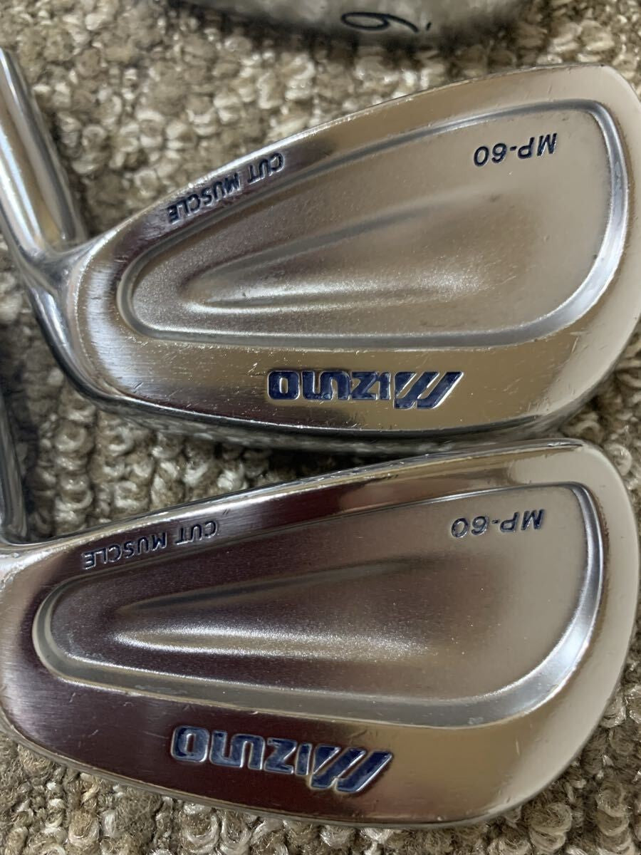 Mizuno MP-60 Iron Set 4-PW 7pcs Head Only Cut Muscle RH Golf Japan - photo 3