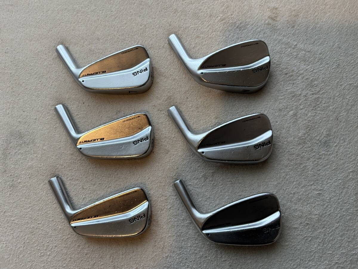PING Blueprint Iron Set 5-PW W 6pcs Head Only Green Dot RH Golf Japan - photo 1
