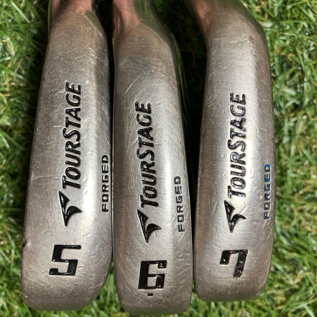 Bridgestone Tourstage X-Blade Limited Iron Set 5-PW 6pcs Head Only RH Japan - photo 5