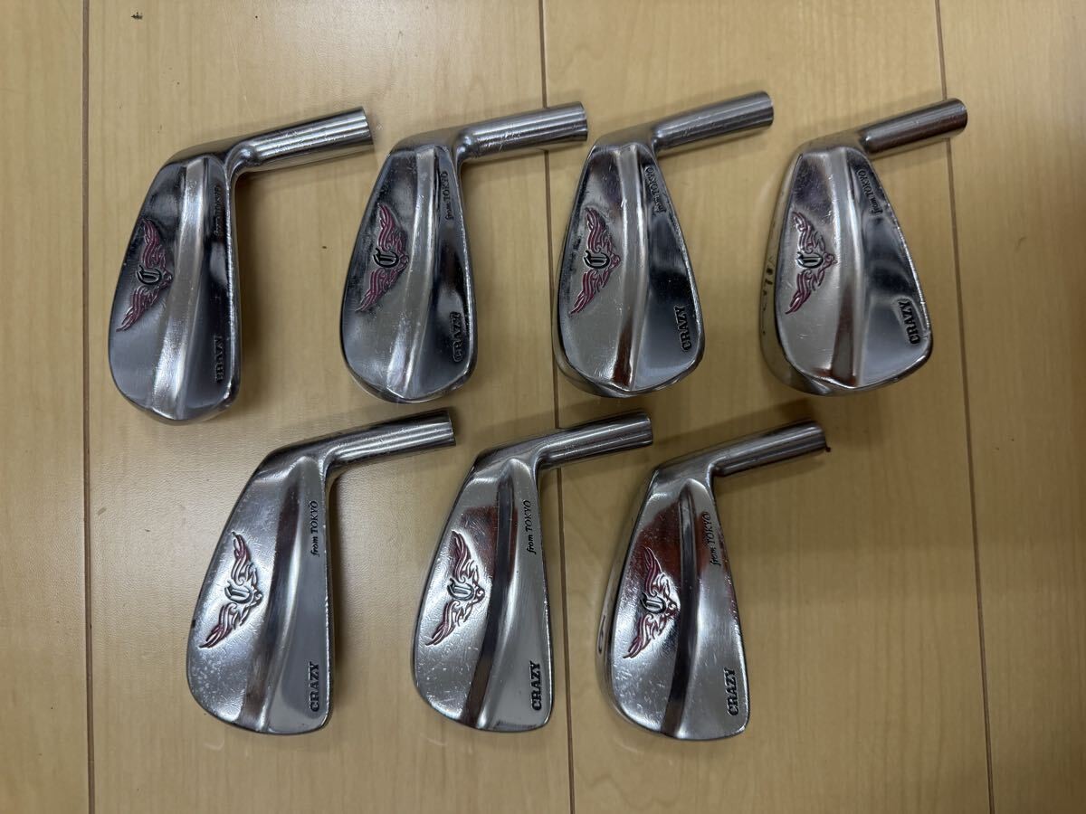 CRAZY MB Forged Muscle Back Iron Head Set 7pcs #4-PW Black - photo 7