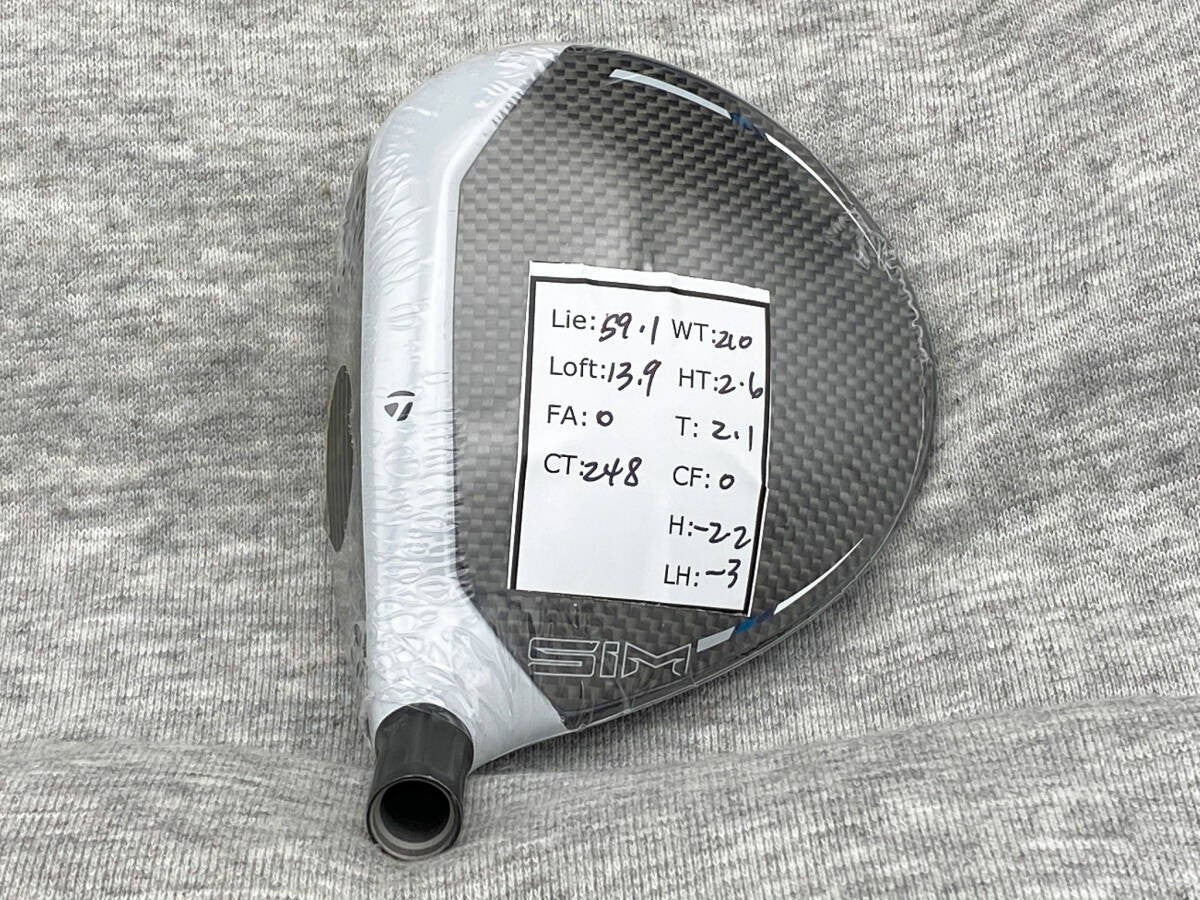 TaylorMade SIM MAX ROCKET FW Head Only 14° 3HL Tour Issue Proto CT248 - photo 2