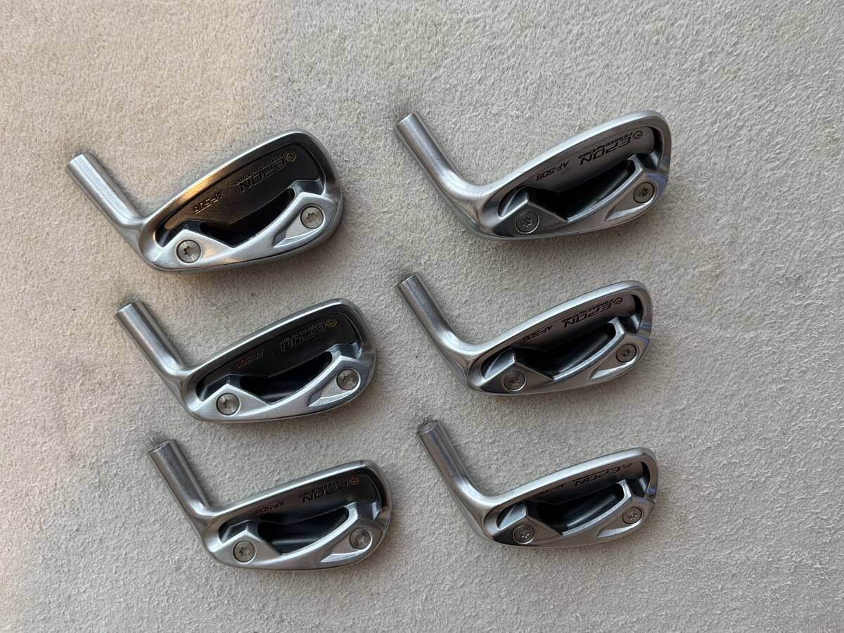 Epon AF-506 Iron Set 6-AW 6pcs Head Only RH Golf Club Japan - photo 5