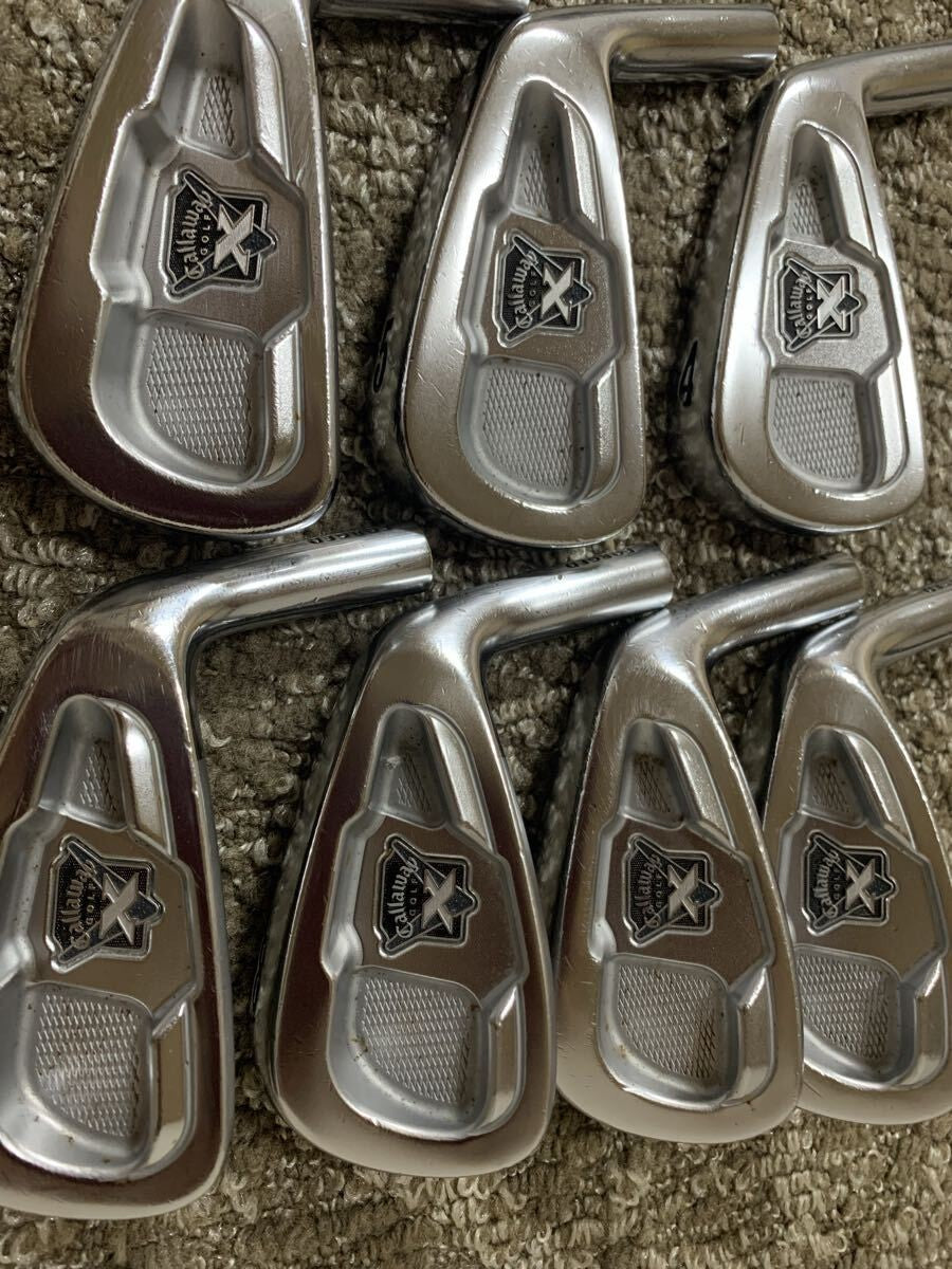 Callaway X Forged 2009 Iron Set 4-PW 7pcs Head Only RH Golf Japan - photo 1