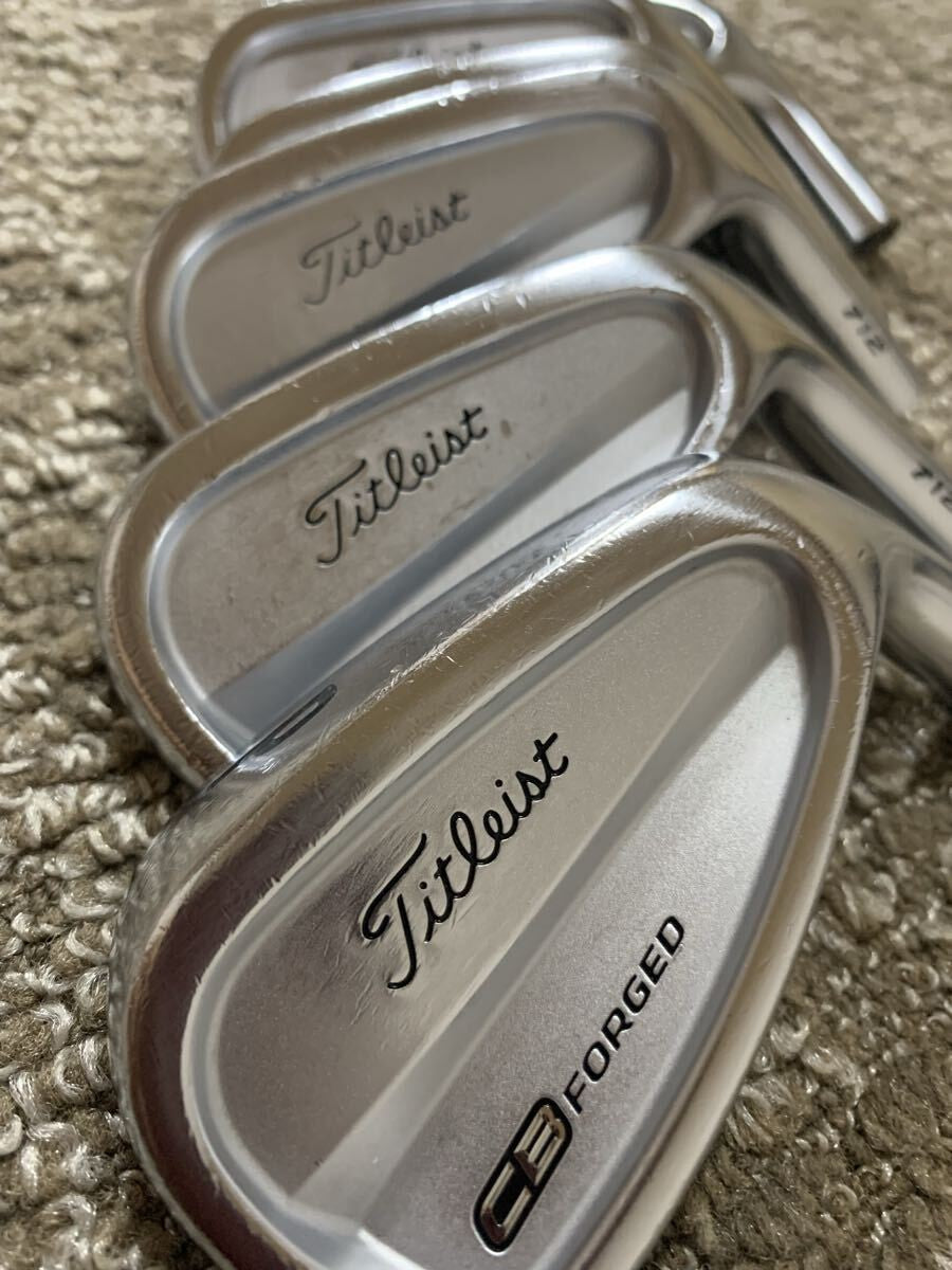 Titleist CB 712 Forged Iron Set 5-PW 6pcs Head Only RH Golf Japan - photo 10