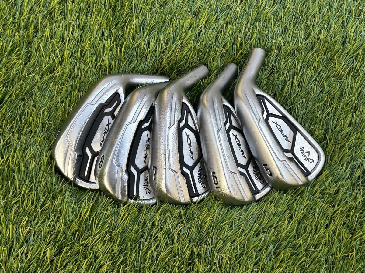 Callaway Apex 2016 Iron Set 5-9 5pcs Head Only RH Golf Club Japan - photo 1