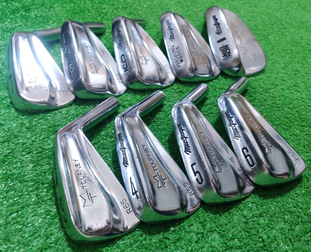 MacGregor MT Tourney R65 Forged Iron Set 3-SW 9pcs Head Only RH Golf Japan - photo 4
