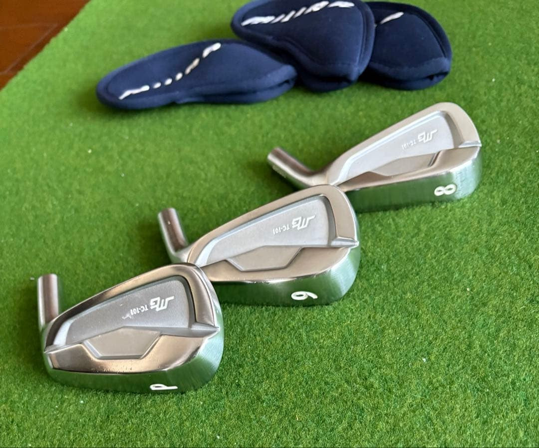Miura Giken TC-101 Iron Head Set 3pcs #8 #9 PW Unused Japan - photo 1