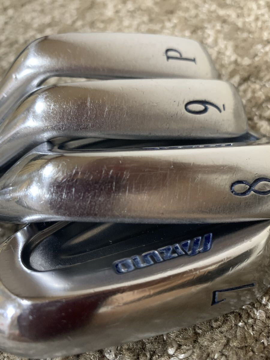 Mizuno MP-60 Iron Set 4-PW 7pcs Head Only Cut Muscle RH Golf Japan - photo 9
