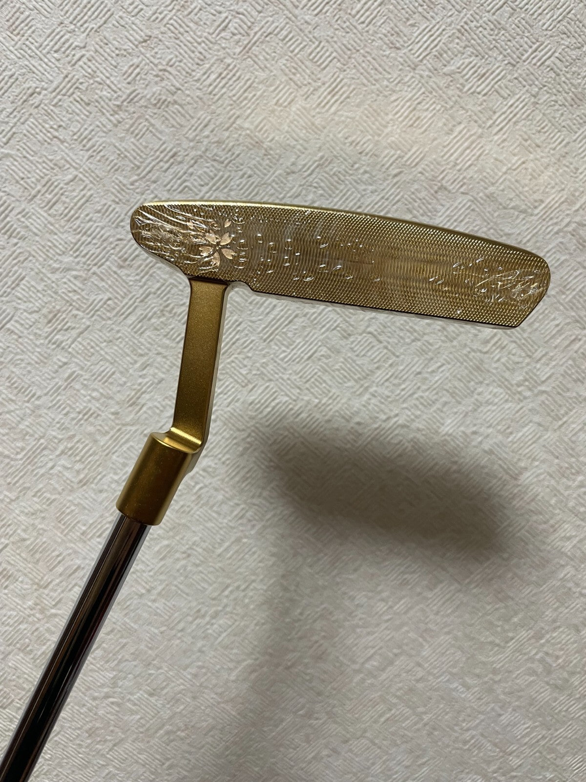 MUTSUMI HONMA putter MH282P Gold IP model 34" w/ Head Cover - photo 3