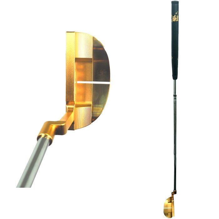 MUTSUMI HONMA MH-282M Putter Mallet Type 34" Gold IP Model - photo 7