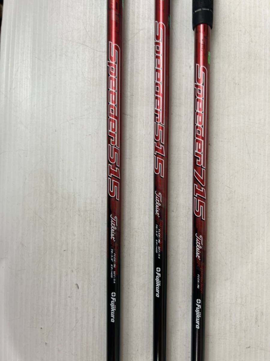 Titleist 915D3 1W 9.5° 915F 5W 18° 915H 4U 24° Left-Handed Set Flex-S - photo 5