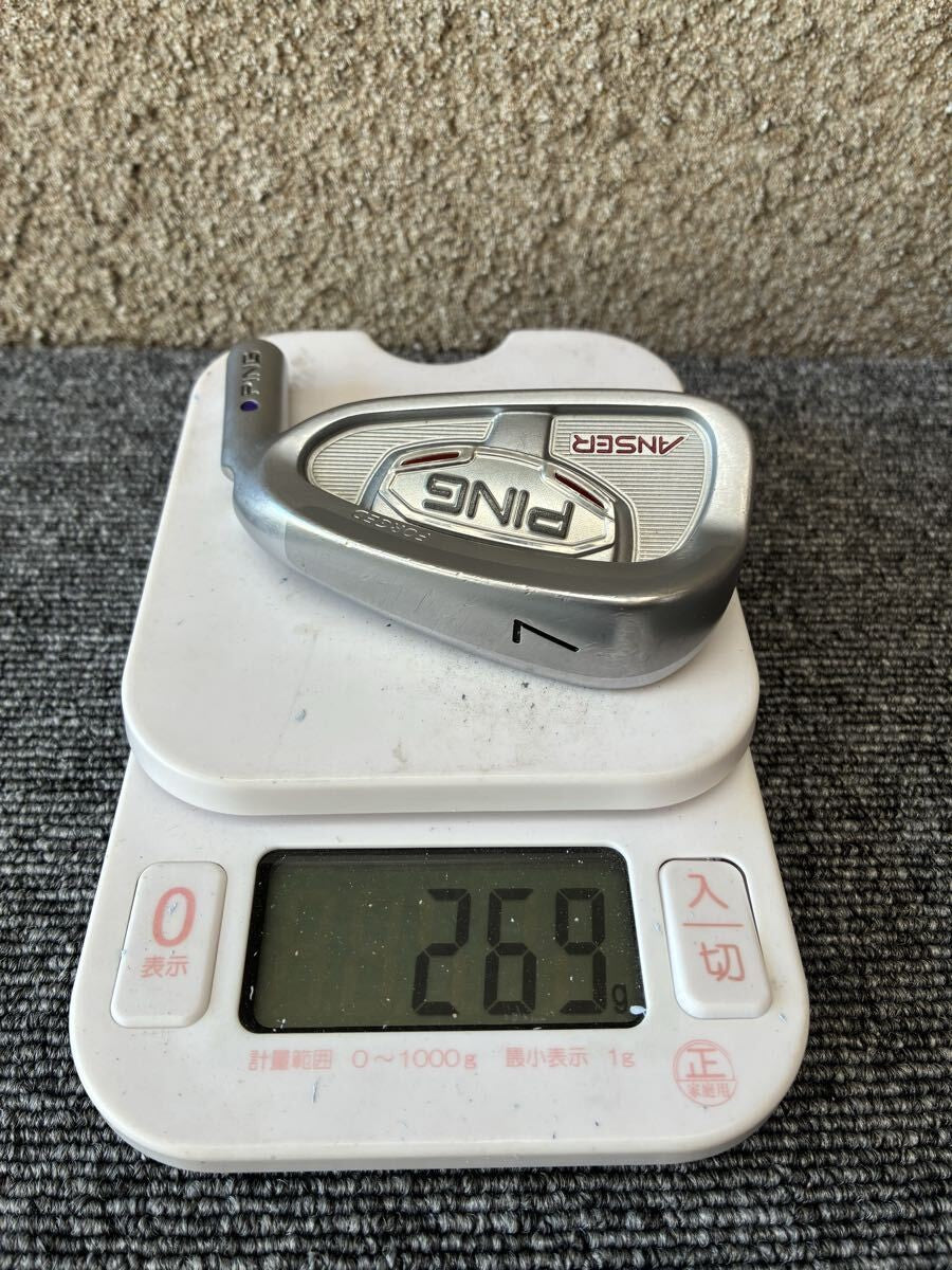 PING Anser Forged 2010 Iron Set 5-PW 6pcs Head Only RH Golf Japan - photo 6